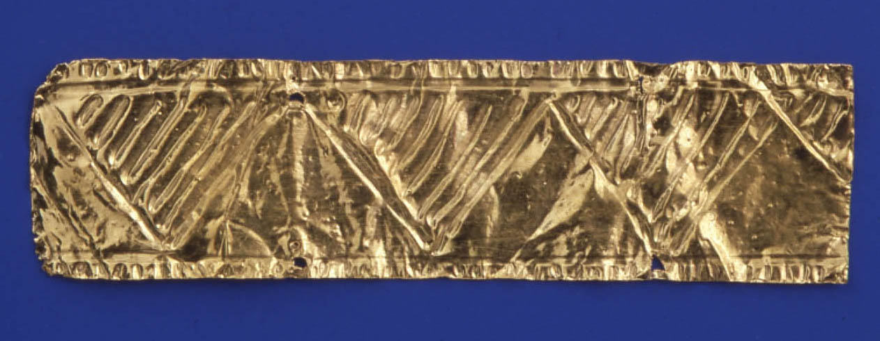 Verziertes Blechstck