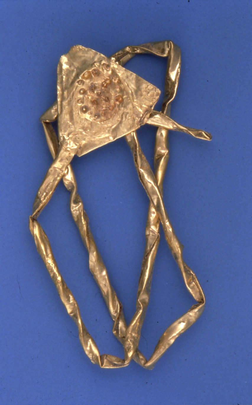 Goldnadel Auffindungszustand